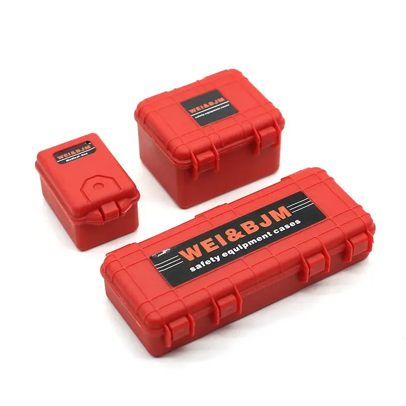 Universal RC Car Accessory Set: Simulated Suitcase & Shovel Collection (6 Pieces)