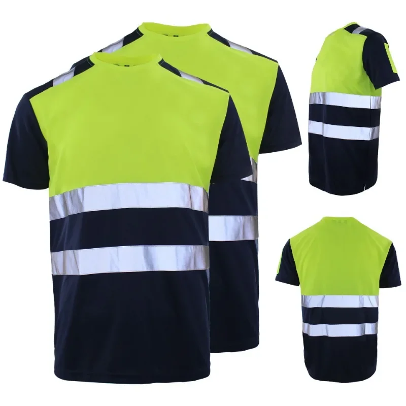 Summer Work Shirt Breathable Quick Drying Sweat Wicking High Visibility Oversized
