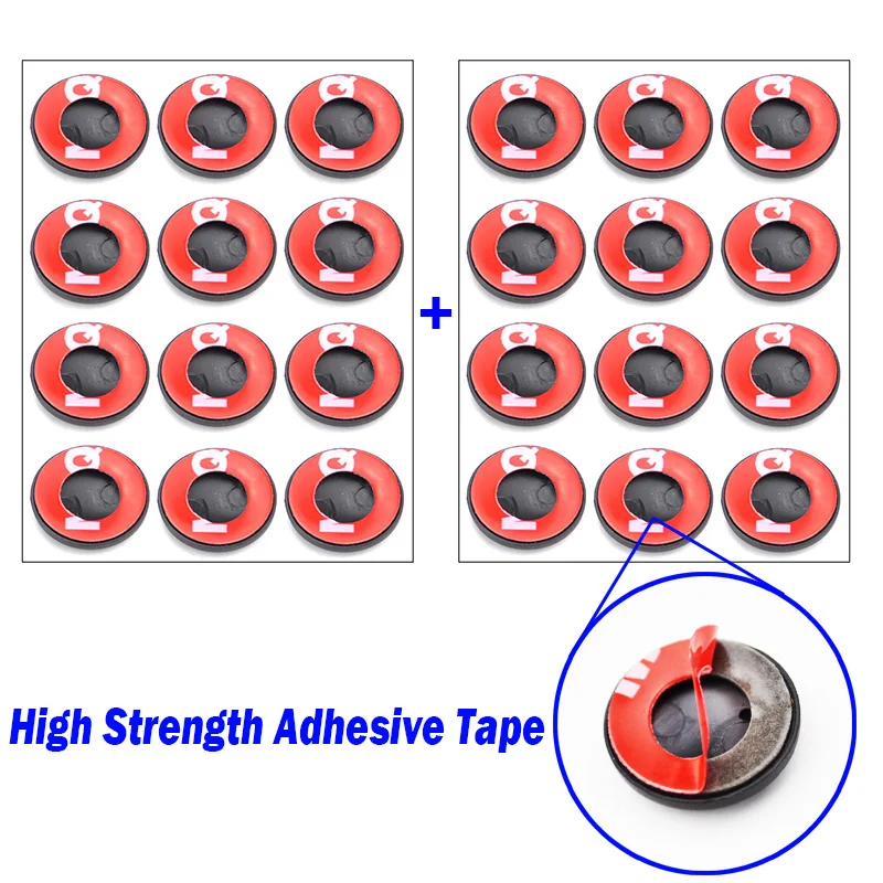 Universal Car Door Lock Screw Protector Cover Scerws Cap Caps Anti-Rust Interior Trim Covers 24Pcs