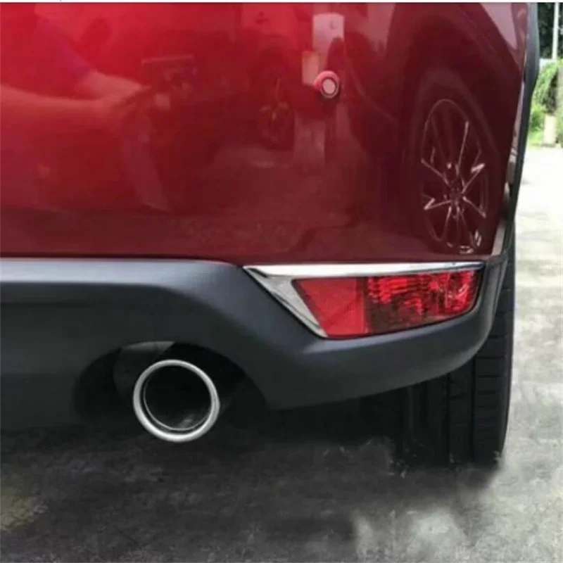 

Для нового Mazda CX-5 CX5 2017 2018 автомобильный Стайлинг задний противотуманный фонарь задняя противотуманная фара крышка рамка ABS внешние аксессуары