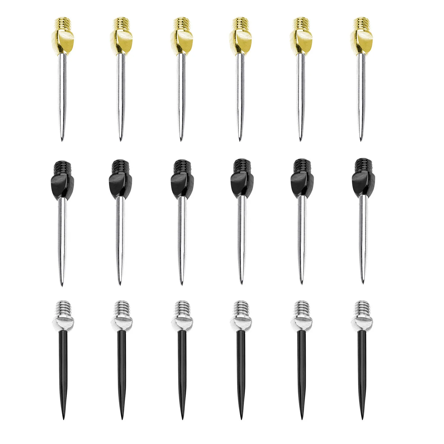 6PCS Dart Steel tip Converter Points 2BA, Replacement Tips