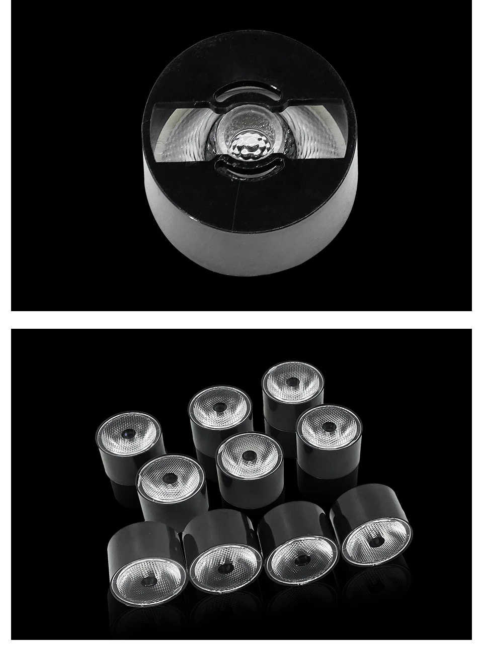 LED-PAR-Lichtlinse für 5x12W, 7x12W, 12x12W, 18x18W, 18x15W, 7x18W, 20x12W LED-Bühnenbeleuchtung, Winkel des Objektivs wählbar – Detail 7