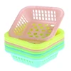 5Pcs 1:12 Dollhouse Miniature Storage Basket Doll Fruit Vegetable Food Storage Basket Doll House Miniature Decor 5
