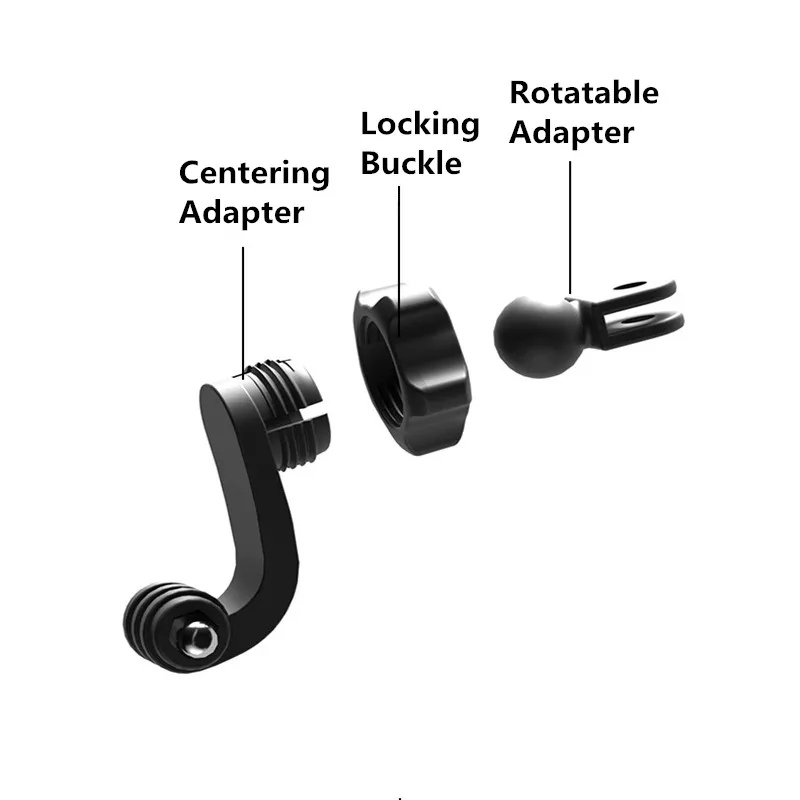 Supporto Verticale 90° Per GoPro - Adattatore In Alluminio Per Treppiedi - Foto 7