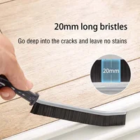 Cleaning Brush for Fine Seam Corners Groove Window Cleaning Tools Kitchen Bathroom Tiles Joints Brush Microfiber Toilet WC Brush 2