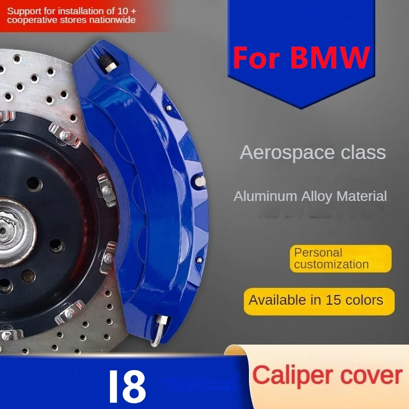 Per Bmw I8 Car Brake Caliper Cover Anteriore Posteriore 3D Alluminio Metallo Kit Fit 2014 2016 2019 2020