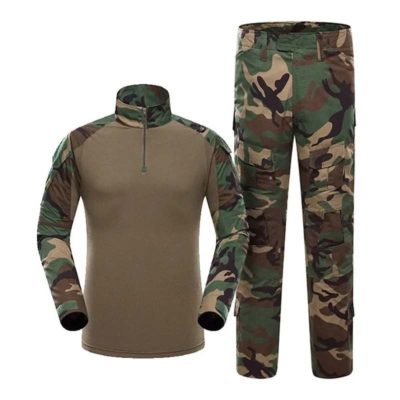 Outdoor Camouflage Tactical Frog Suit Bodysuit With Frog Pants Sports Climbing Shorts Camouflage Tactical Suit Green Design