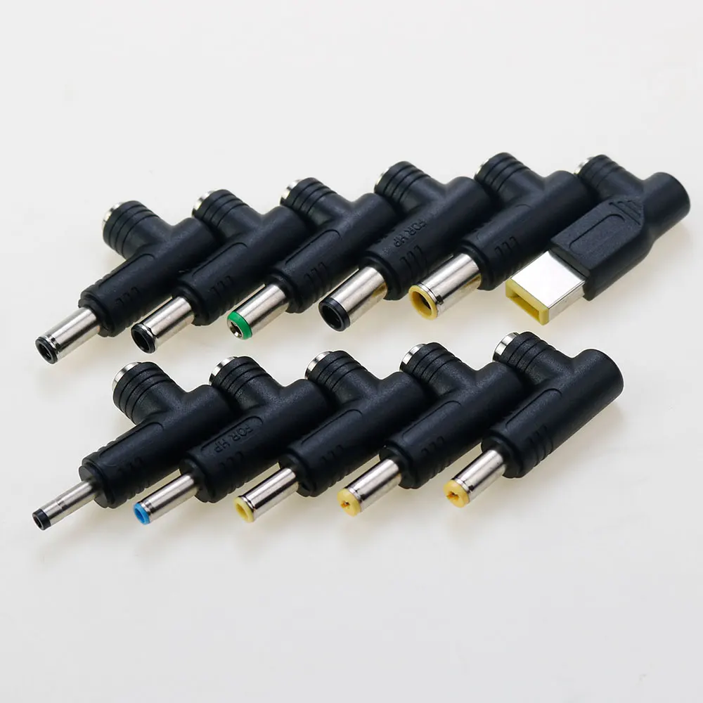 1Pc DC 5.5X 2.5 female jack plug adapter Connectors to 4.0*1.7 4.5*3.0 5.0*1.0 5.5*1.7 6.0*1.4 6.3*3.0 7.4HP Tips power adaptor