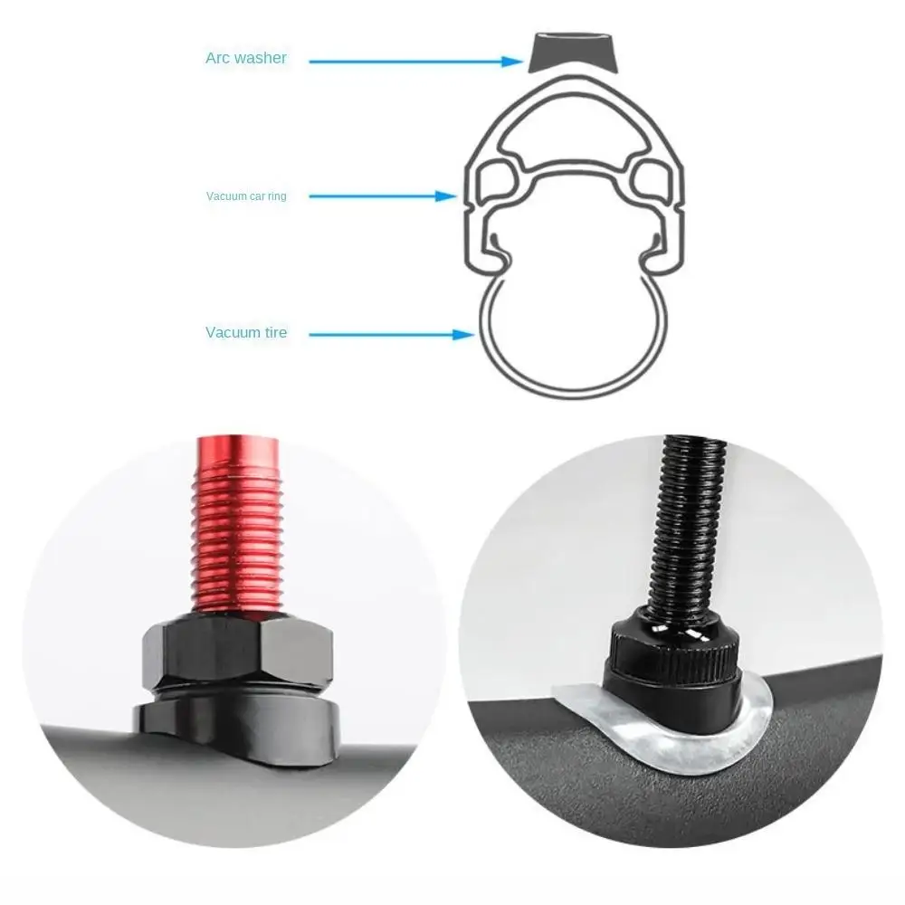 CNC-Machined Anodized Tubeless Tire Valve