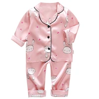 Kinder Pyjama Set Seide Satin – Bild 5
