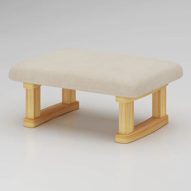 Foot Stool, Footrest Small Ottoman Stool, Elevated with Rolling