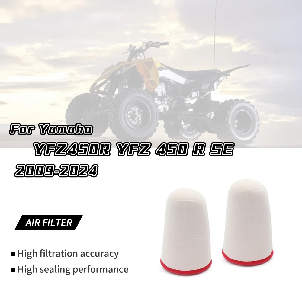 Motorcycle Air Filter for Yamaha YFZ 450 2009 YFZ450R YFZ 450X YFZ450 2004 2013