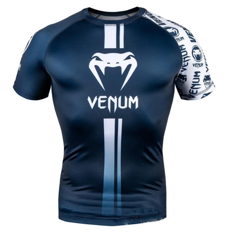 2023 New Men s T shirt Summer Short Sleeves Snakehead 3D Print Tees Fashion Breathable Fitness