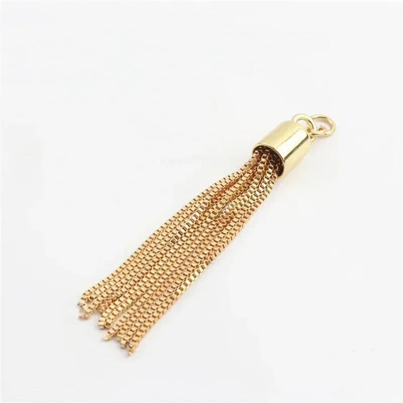 Metal Buckle Tassel Keychain - Handbag Decor DIY Pendant, Fashion Hardware Accessories for Bags & Purses Прылада 부품