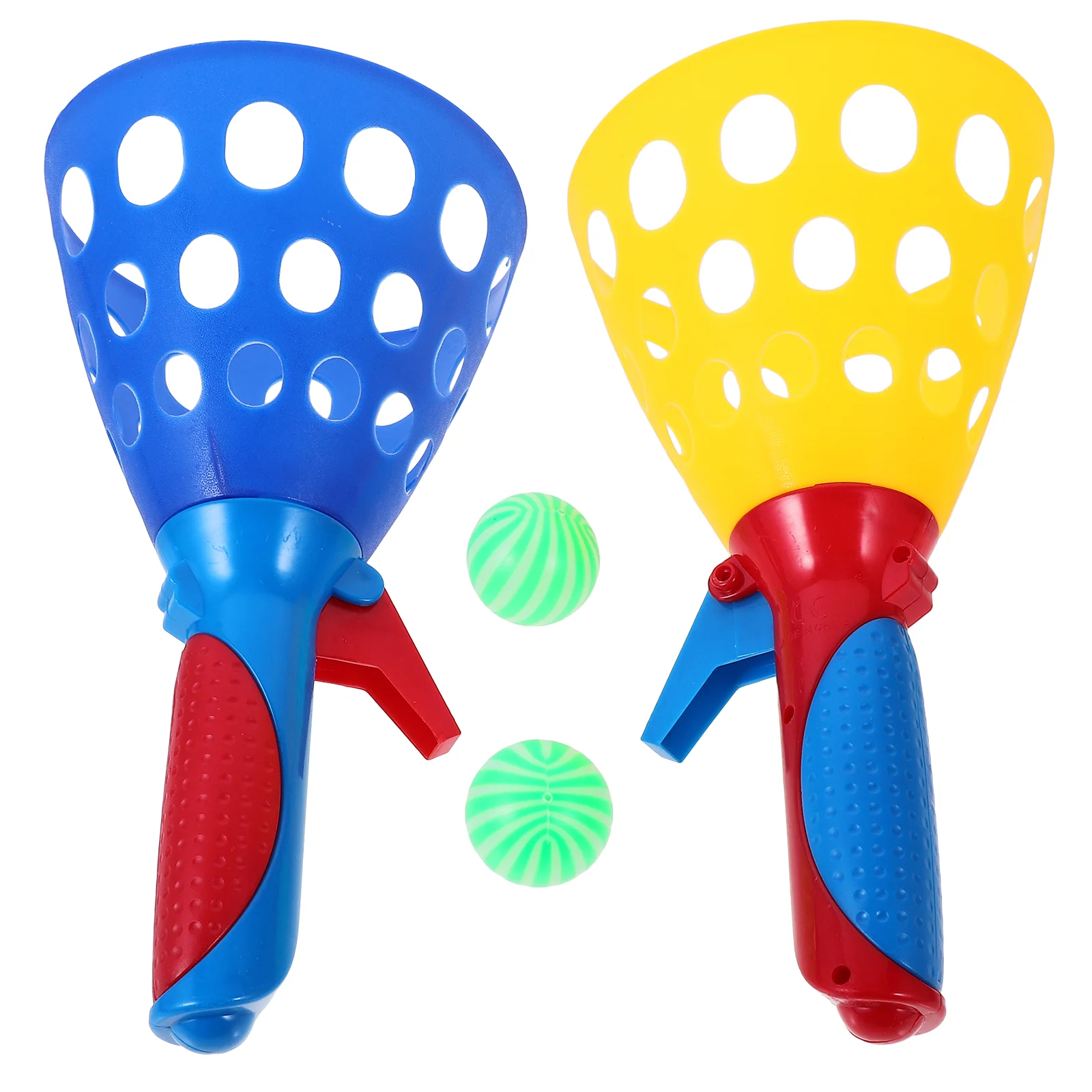 

Catch The Ball Kids Outdoor Toys Plastic Shooter Toys Click and Launch Balls Educational Child Game