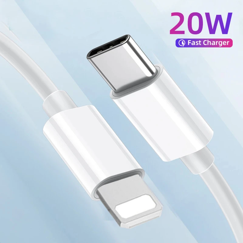 High-Speed 20W USB-C Charger with Fast Charging Cable