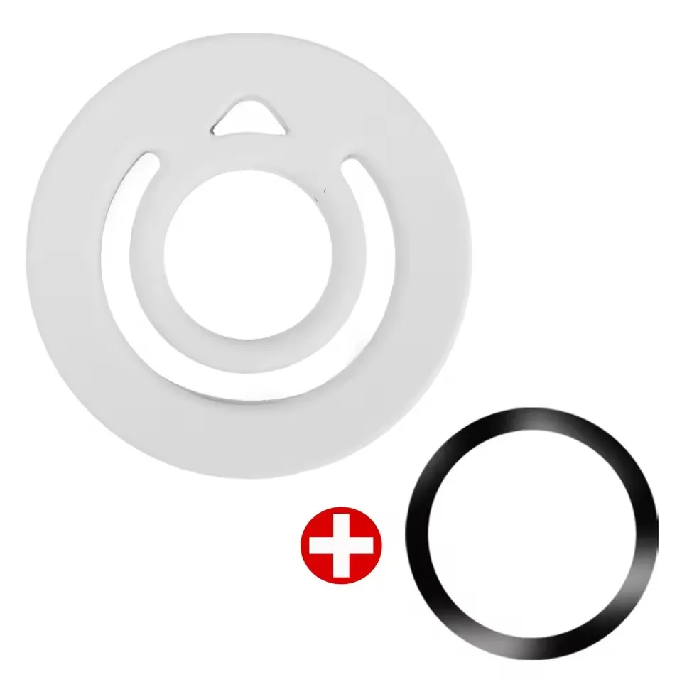 Universal Magnetic Silicone Finger Ring Grip - Strong Magnet Circular Phone Holder with Ring Shape Design