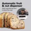 Beach Premium Dough & Bread Maker Machine with Auto Fruit and Nut Dispenser, 2 lb. Loaf Capacity, 14 Programmable Setti 3