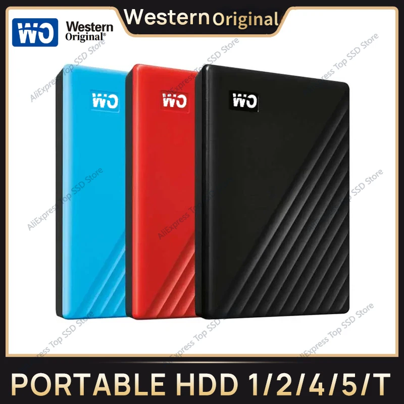 

Western Original WO My Passport Portable SSD 500GB 1TB 2TB 4TB 8TB 16TB 32TB 64TB 128TB External Hard Disk Drive USB 3.0 HDD