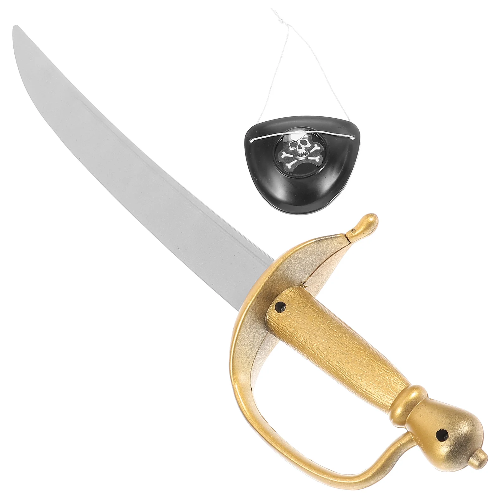 Anime Cosplay Props Plastic Pirate Swords Eye Patch Anime Plastic Props Knight Pirate Halloween Costume Party Supplies