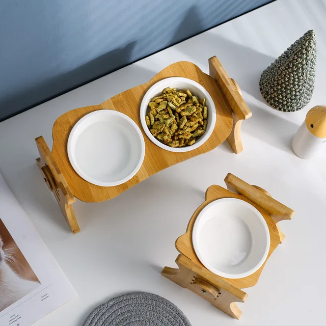 Elevated Ceramic Bowl for Pets