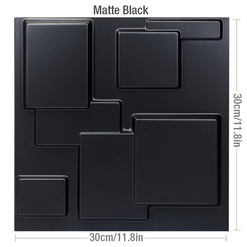 P-Matte black-12PCS