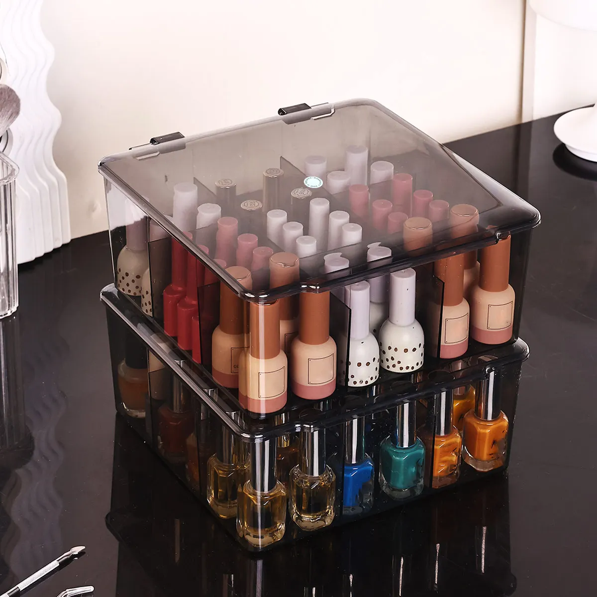 Transparente Kosmetikbox Für Nagellack Und Parfüm_voghion.com