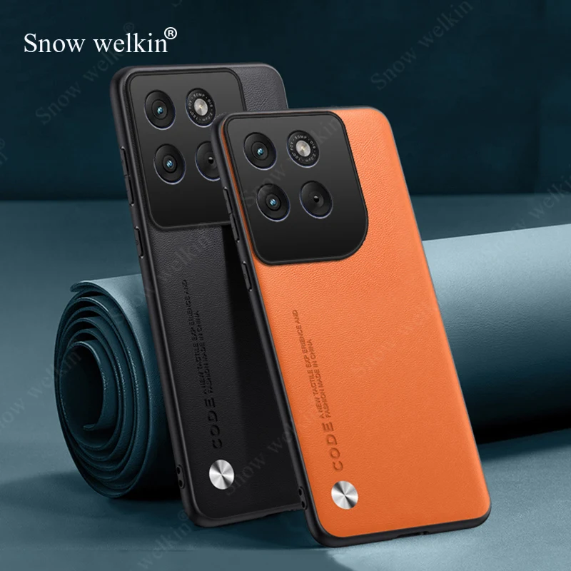 Luxury PU Leather Shockproof Silicone Phone Case Cover