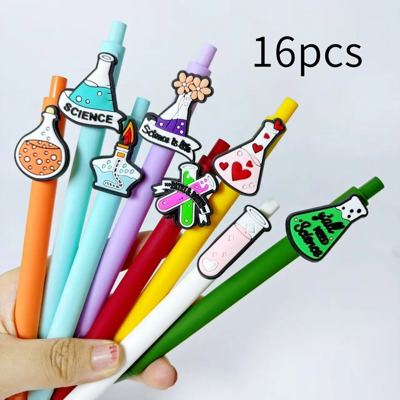 Laboratory Bottle Themed Ballpoint Pens - Perfect for Students, Office Use, and Gifts
