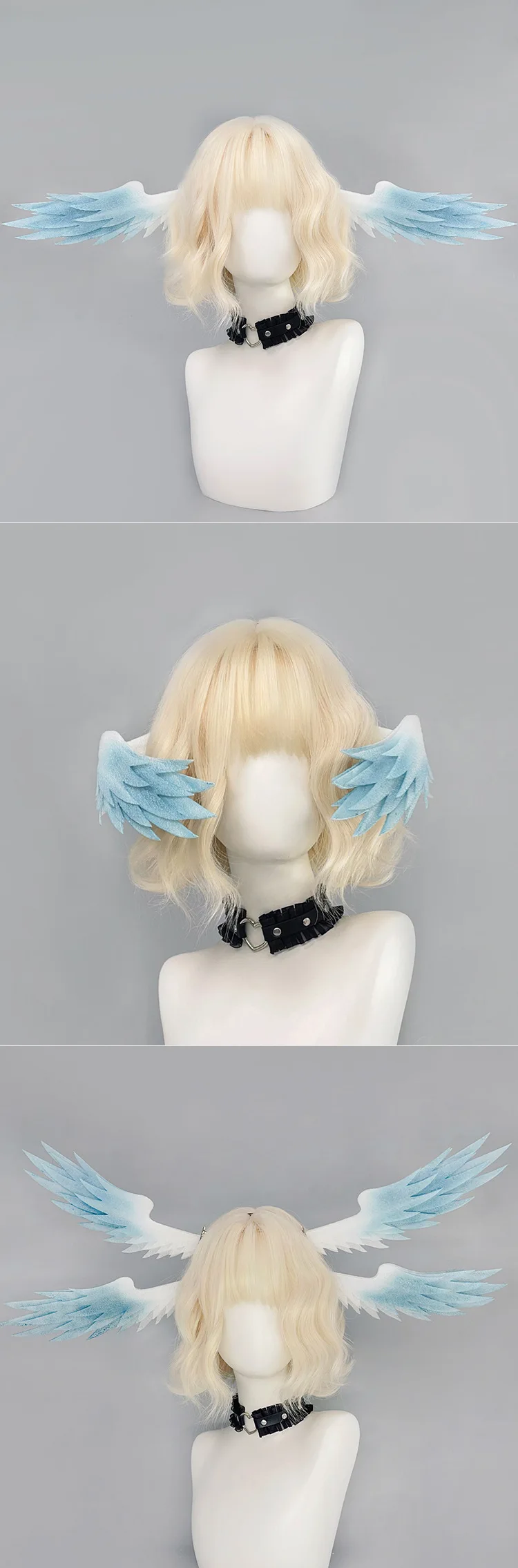 Lolita Robin Vogelflügel Haarspangen Mädchen Anime Halloween Cosplay Haarschmuck Engelsflügel Haarnadeln Requisiten Zubehör Geschenke – Detail 5