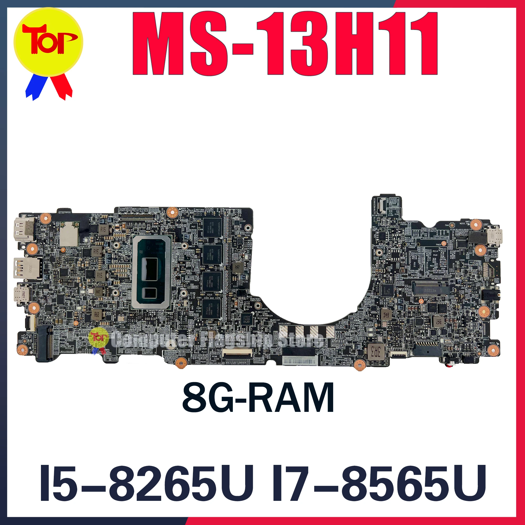 

Оригинальная материнская плата для ноутбука MSI NEC MS-13H11 PC-VKT16GZG6 8G-RAM, материнская плата 100% Testd