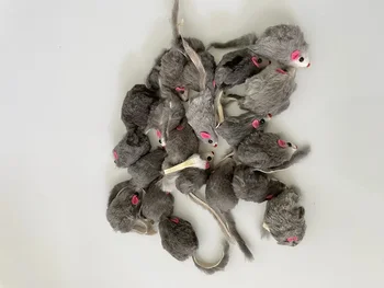 10Pcs Plush Simulation Mouse Interactive Cat Pet Catnip Teasing Interactive Toy for Kitten Gifts Supplies 1