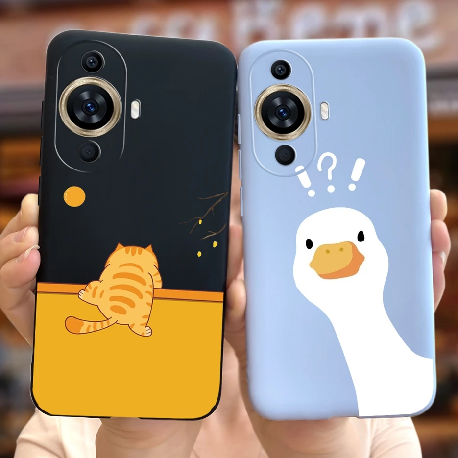 Cute Candy Painted Soft Silicone Phone Case Cover for Huawei Nova 11 Series