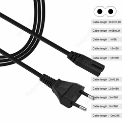 Versatile Length EU AC Power Extension Cord - 1 pcs (10m)