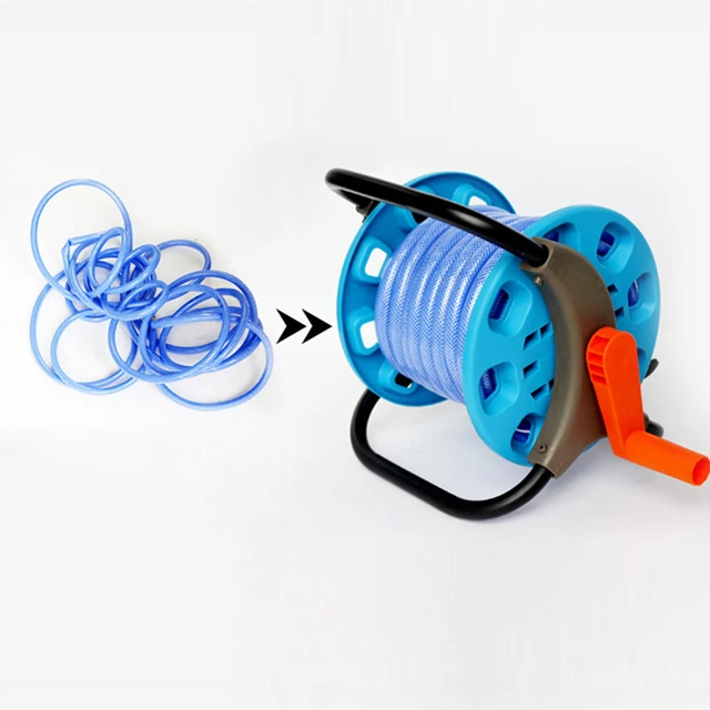 Portable Hose Reel Cart Portable Hose Reel Cart With Wheels Hose Reel Cart  With Wheels Water Pipe Rack Winding Tool Holds 82inch - AliExpress