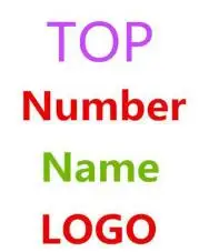 TOP- Custom Name And Number