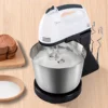 1PC-Electric egg beater, household electric handheld mixer, automatic desktop egg beater with bucket and noodle machine 2