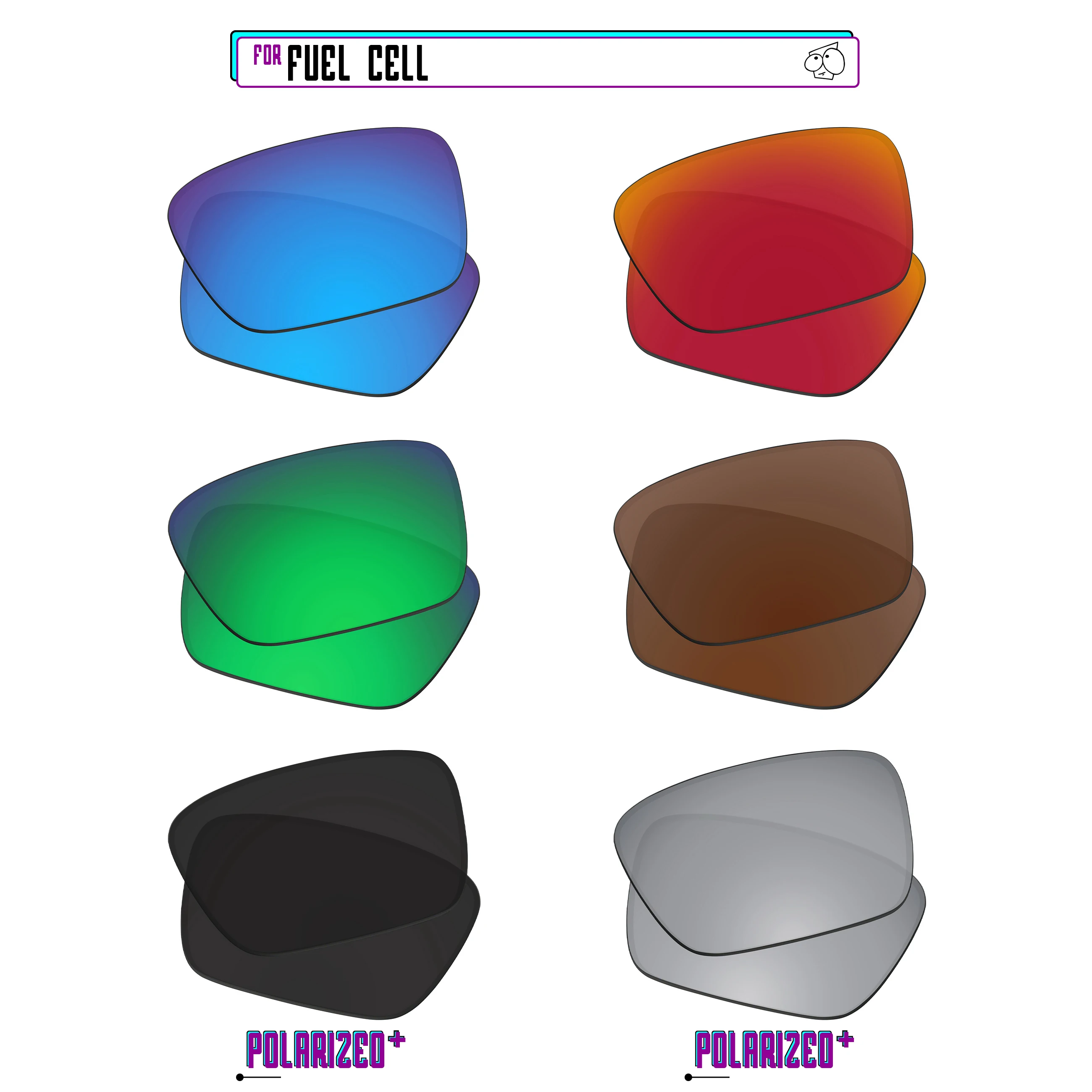 EZReplace Premium Polarized Sunglass Lenses - Various Styles Available