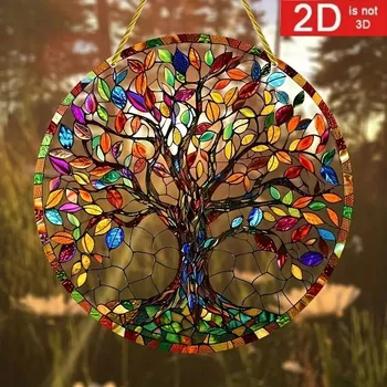 Colorful Tree Sun Catcher 1