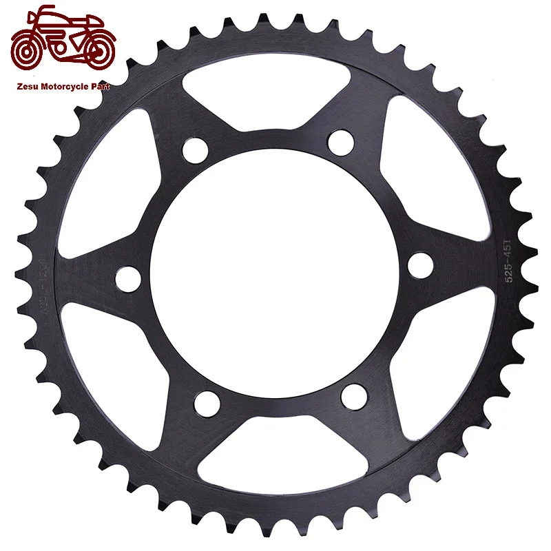 

525 45T Motorcycle Rear Sprocket GSX-R750 GSXR 750 GSX-R1000 GSXR 1000 YZF-R6 YZF R6 XSR900 XSR 900 MTM 900 Tracer