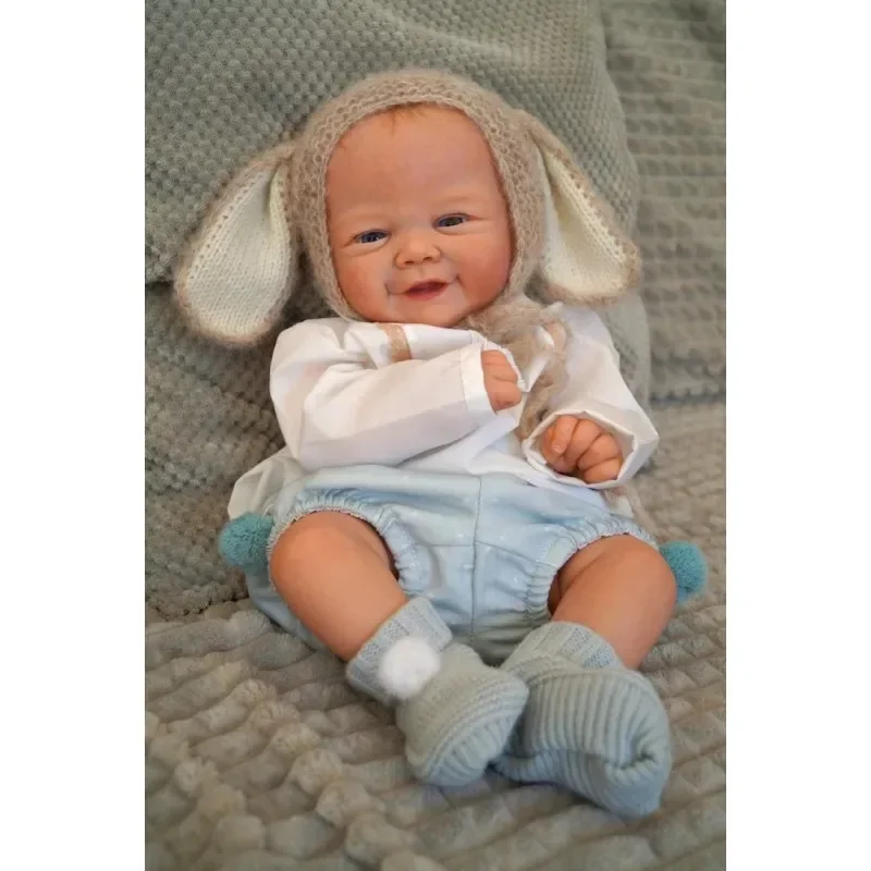 20 inch DIY Blank Reborn Baby Doll Parts Smile Vivienne Unpainted Unfinished Doll Parts Baby Unfinished Vinyl Kit doll accessories reborn dolls doll accessories toys