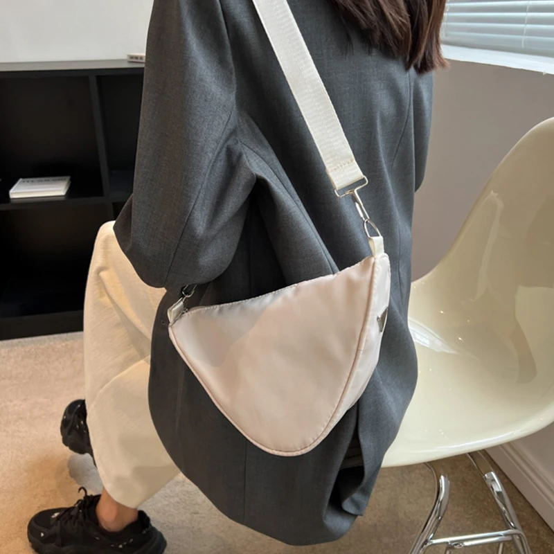 

Solid Color Chest Bag For Women Large Capacity Travel Crossbody Female Fashion Hobo Bag Ladies