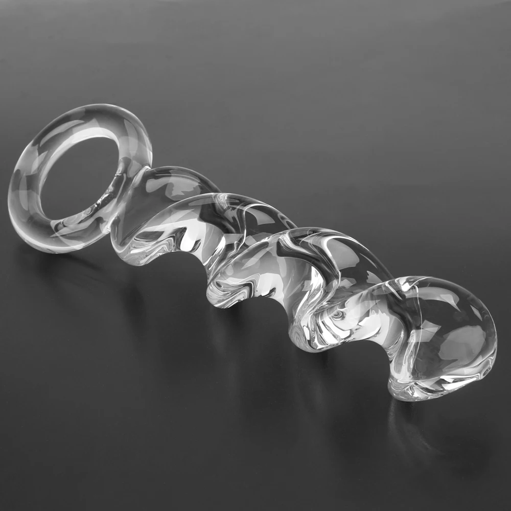 20cm Pyrex Glas Spiral Dildos För Kvinnor l Analplugg Män Butt Dilator Kvinna Onani Sexleksaker Par Vuxen_voghion.com