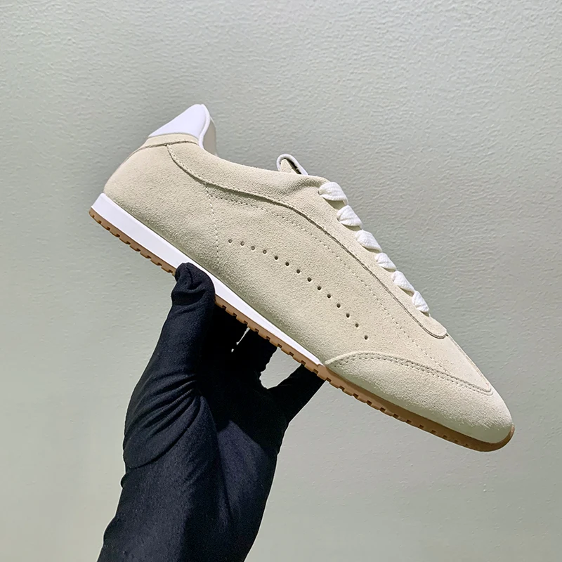 Unisex Damen-Freizeitschuhe aus Wildleder, Schnürschuhe, klassisch und vielseitig_voghion.com