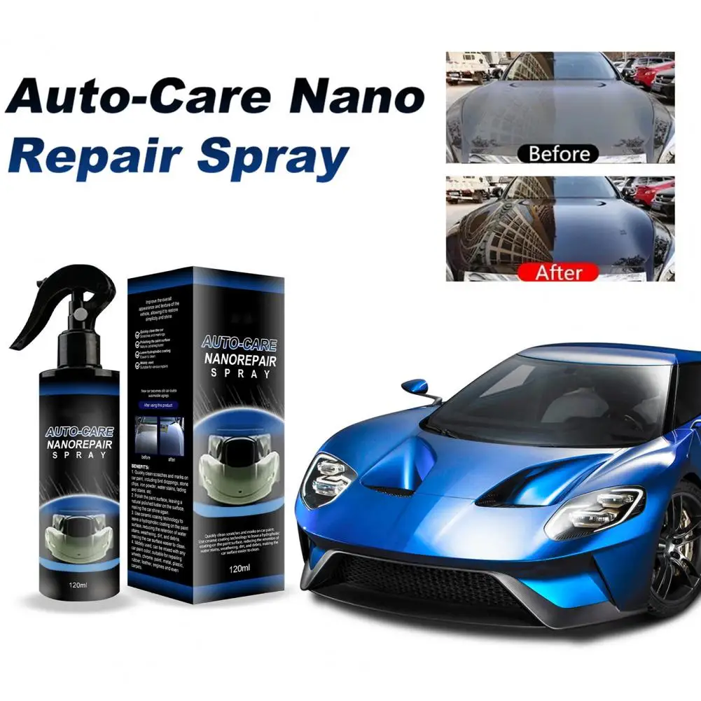 Scratch Repair Spray Eco friendly Car Scratch Remover Spray for Long lasting Easy Application for Waterproof