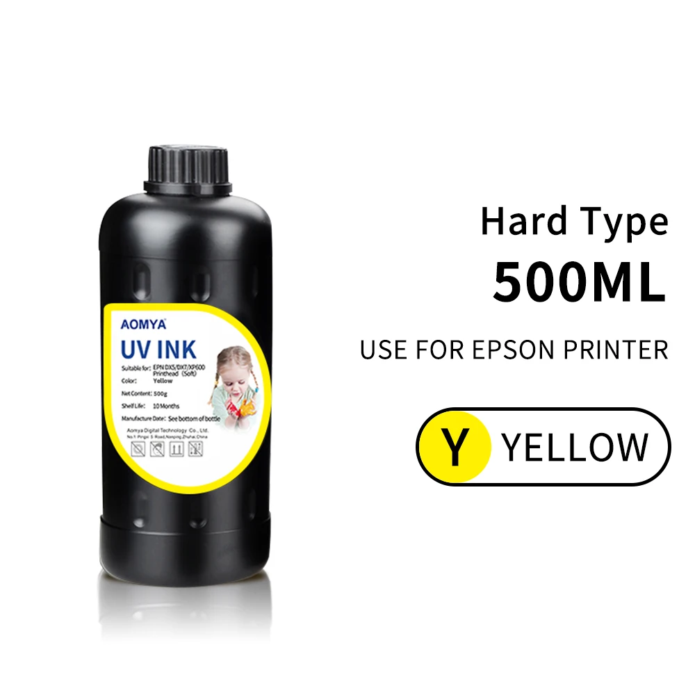 UV Ink For Epson DX4 DX5 DX7 Print Head 3D Led UV Ink for Epson L805 1390 1430 1410 L800 L1800 flated Inkjet Printer 500ml inkjet printer ink