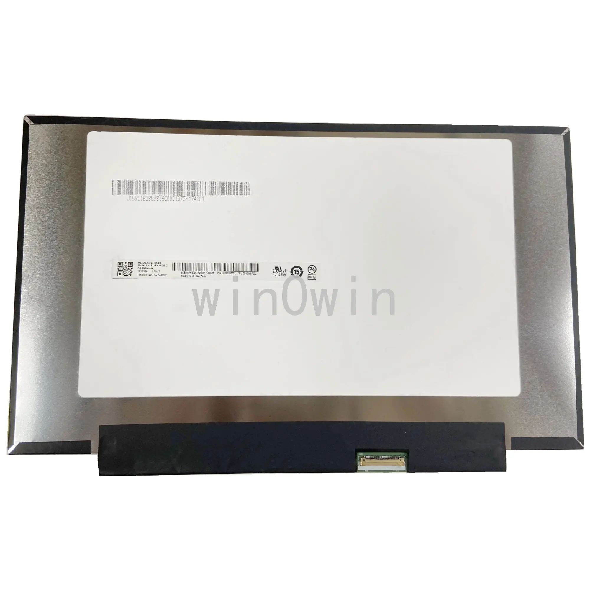 

B116HAN05.2 IPS EDP 30pins FHD 1920x1080 52% NTSC 11.6 Inch for Laptop LCD LED Screen Glossy Slim Panel