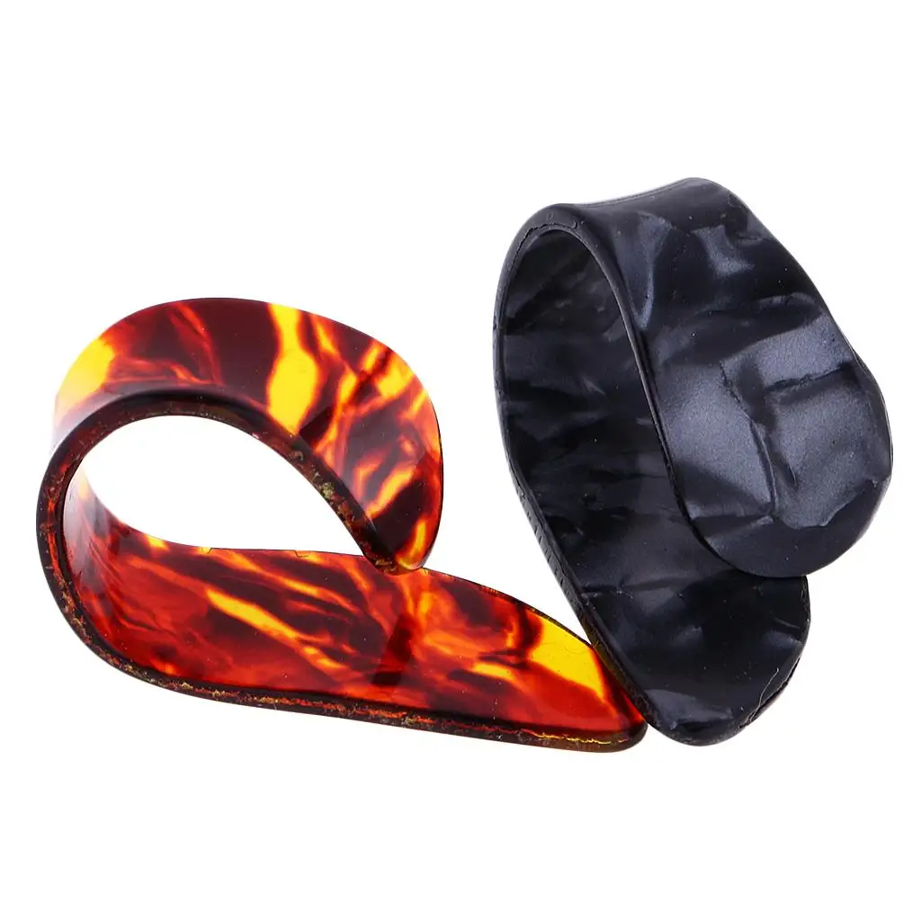 10pcs Electric / Acoustic / Bass Guitar Finger Thumb Pick Picks Random