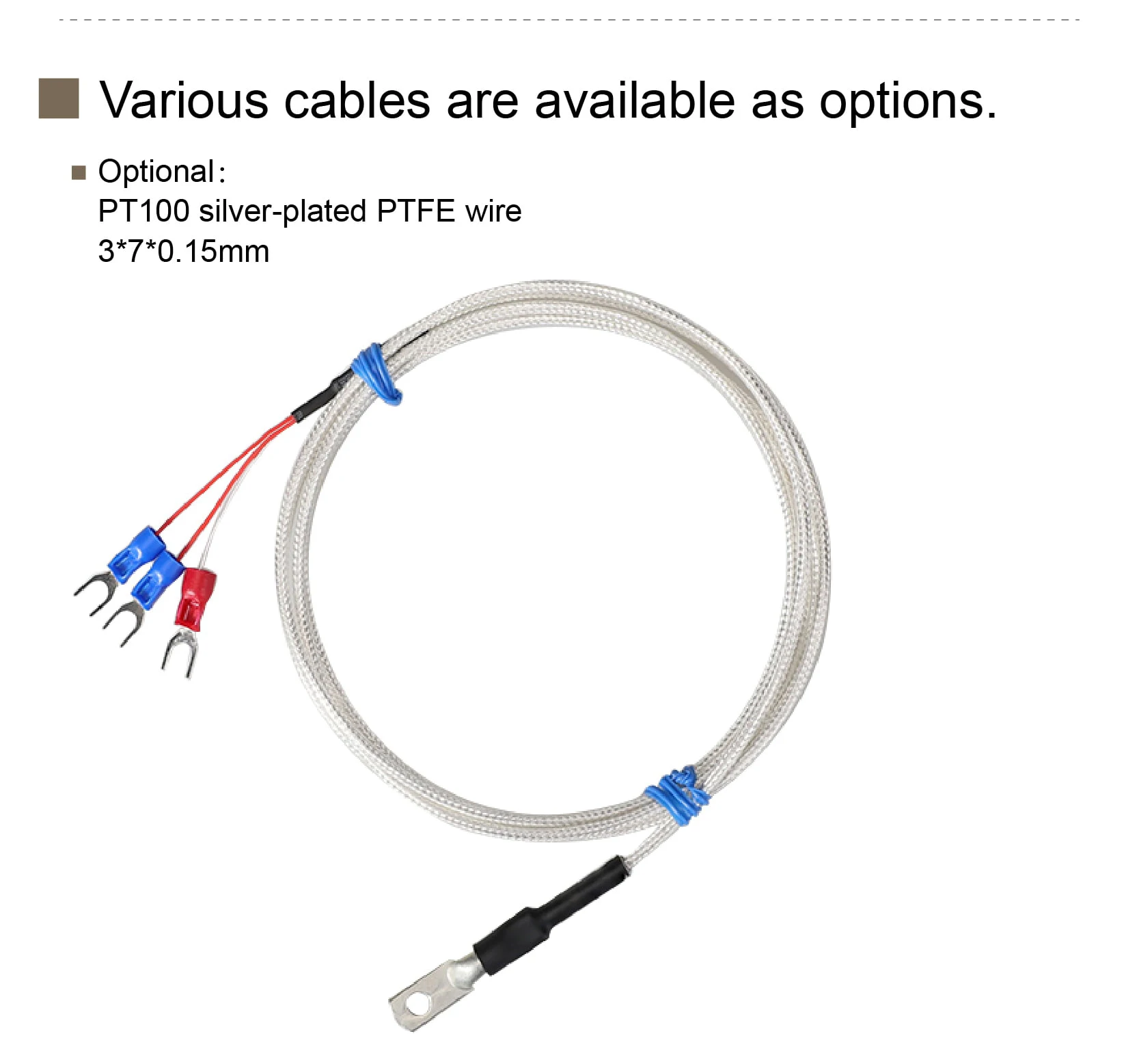 6MM Aperture PT100 Temperature Sensor Probee -50-200℃/420℃ 0-10M High Temperatur