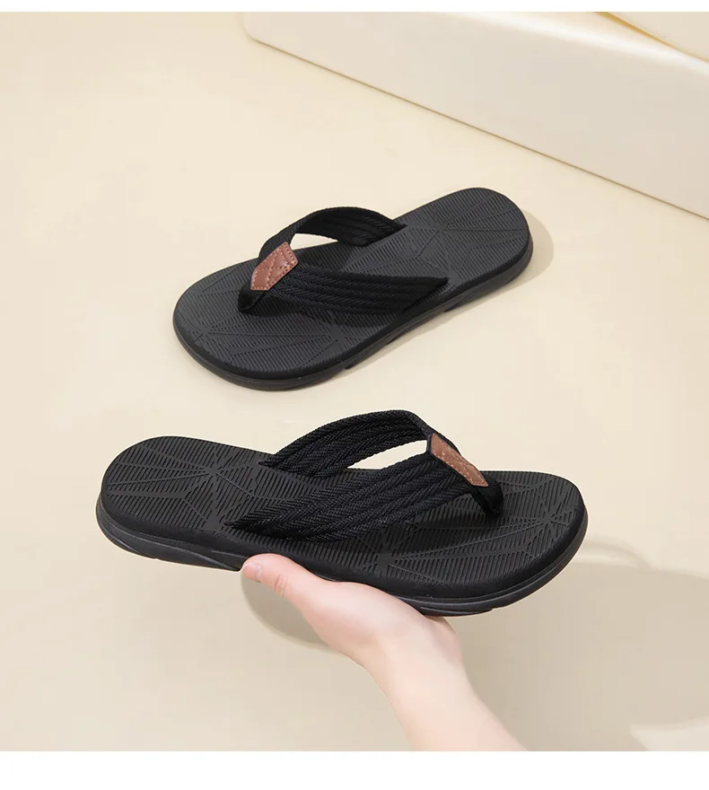 Evshine Herren Neue Flip-Flops Mode Dicker Boden Outdoor Strand Hausschuhe Komfort Weiche Weiche EVA Sandalen Männliche Slip On House Slides – Detail 23